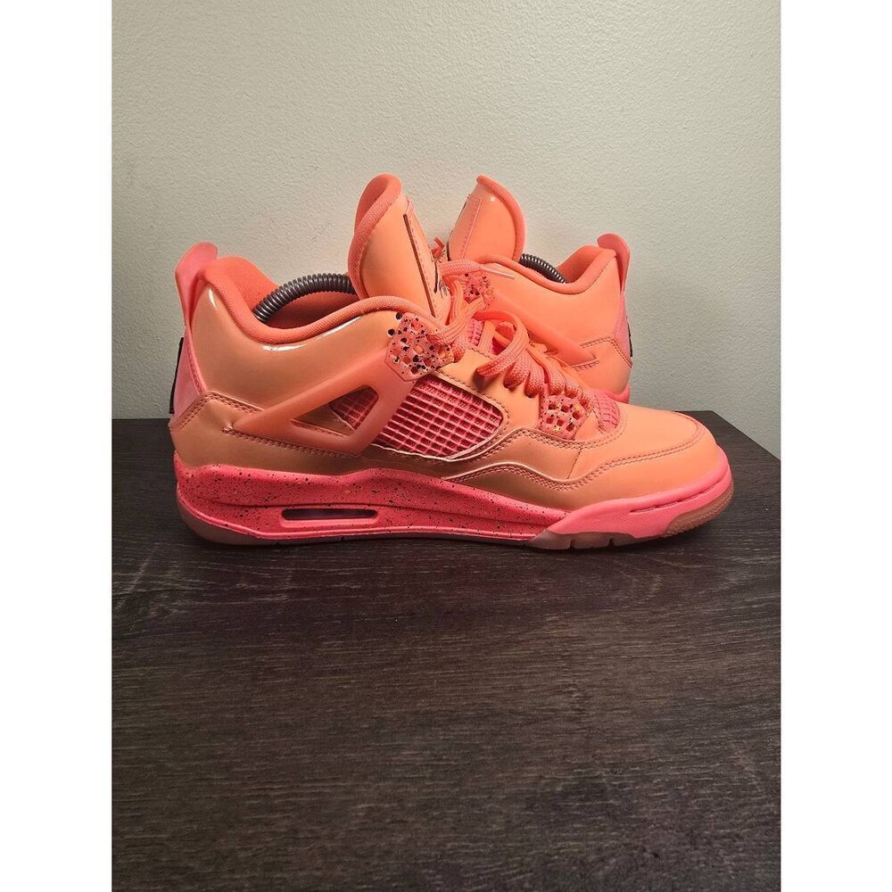 Size 10 - Air Jordan 4 Retro NRG Hot Punch💥 OG Women's Shoes Men's Size 8.5 - Picture 2 of 8